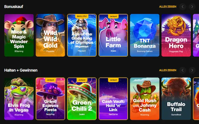 Just Casino Test online